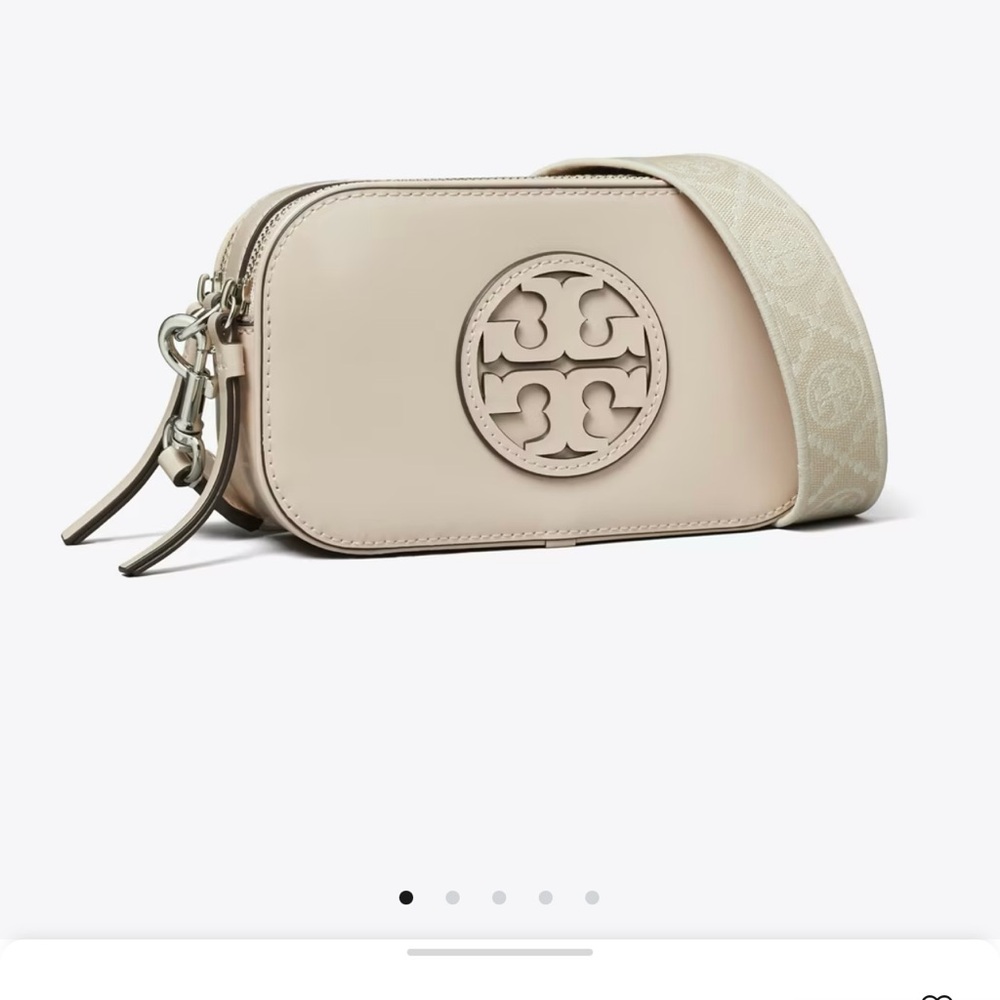 Ivory Tory Burch Mini Miller Crossbody